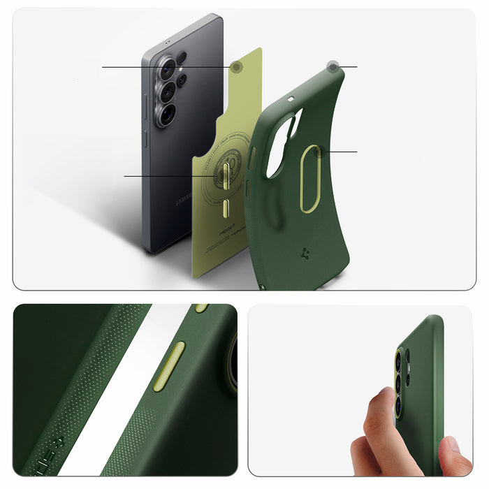 Калъф Spigen Nano Pop Mag MagSafe за Samsung Galaxy S26 Ultra - зелен