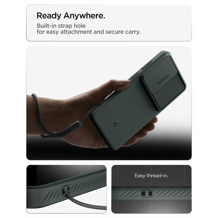 Калъф Spigen Optic Armor за Samsung Galaxy S26 Ultra - зелен