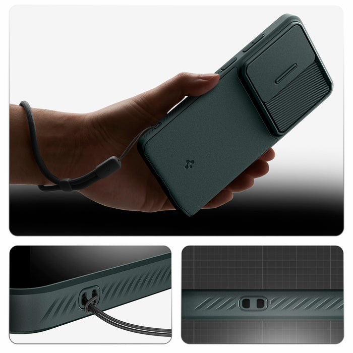 Калъф Spigen Optic Armor за Samsung Galaxy S26 Ultra - зелен