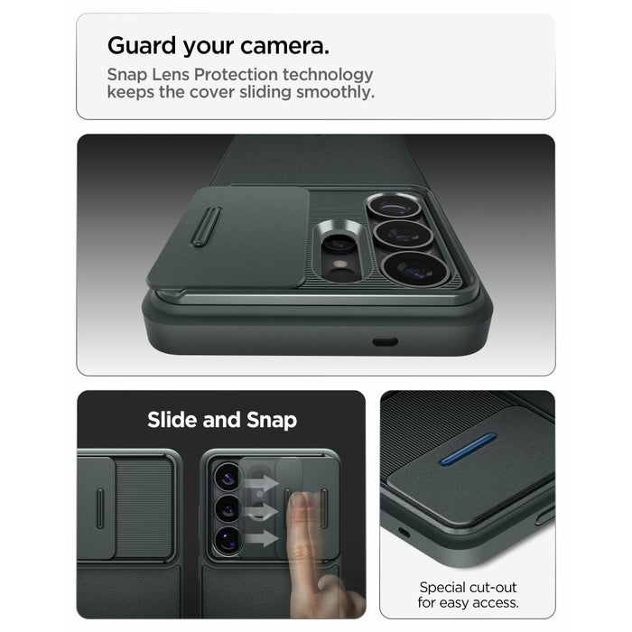 Калъф Spigen Optic Armor за Samsung Galaxy S26 Ultra - зелен