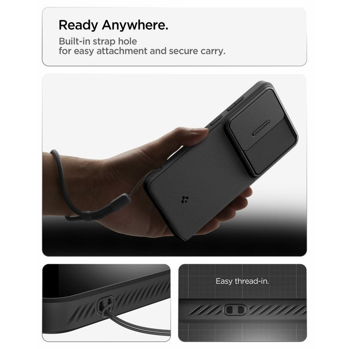 Калъф Spigen Optic Armor за Samsung Galaxy S26 Ultra - черен