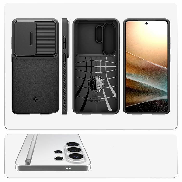 Калъф Spigen Optic Armor за Samsung Galaxy S26 Ultra - черен