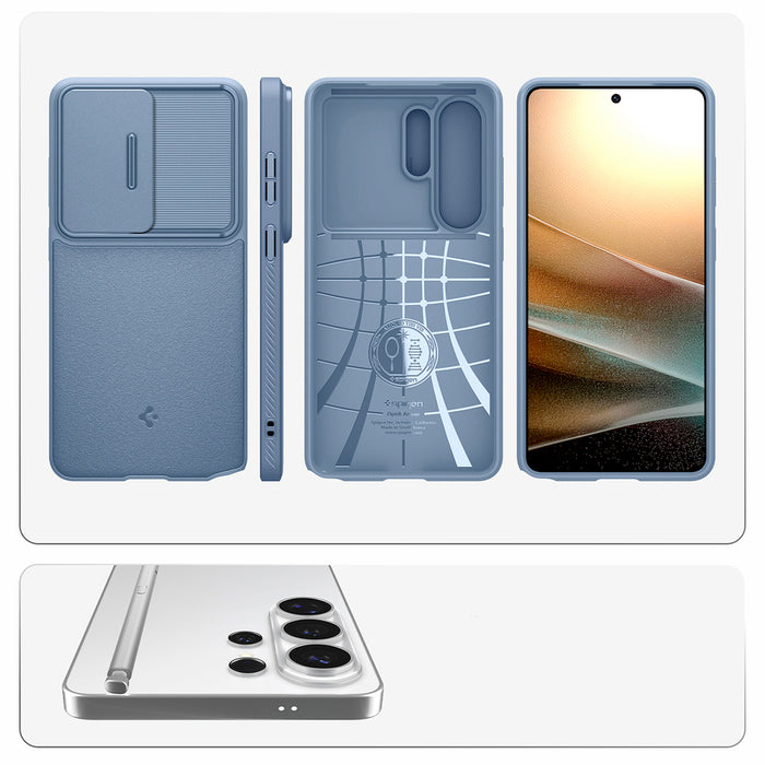 Калъф Spigen Optic Armor за Samsung Galaxy S26 Ultra - син