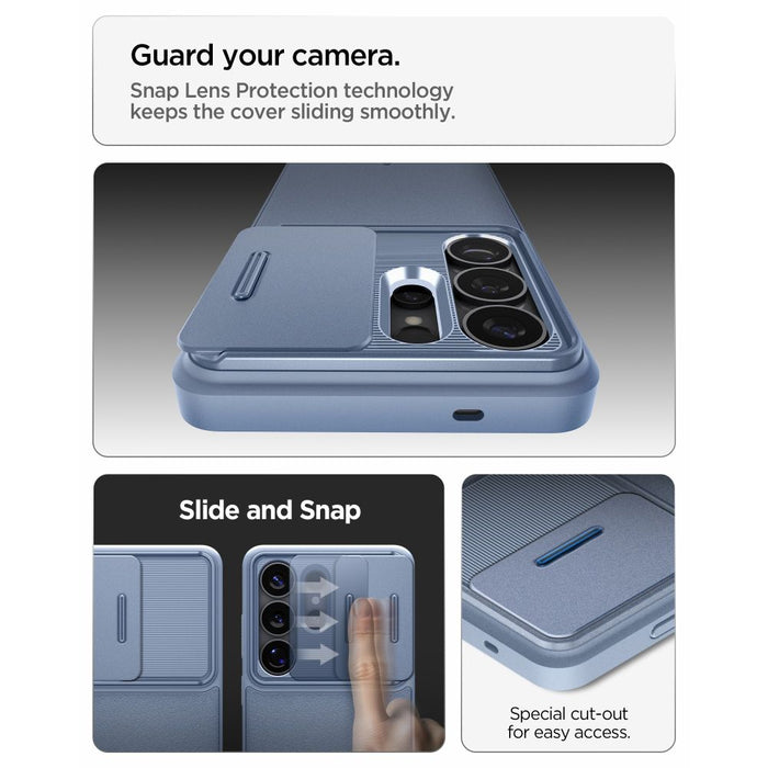 Калъф Spigen Optic Armor за Samsung Galaxy S26 Ultra - син