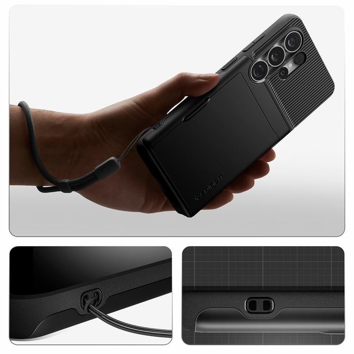 Калъф Spigen Slim Armor CS за Samsung Galaxy S26 Ultra - черен