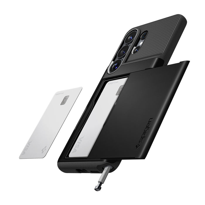 Калъф Spigen Slim Armor CS за Samsung Galaxy S26 Ultra - черен