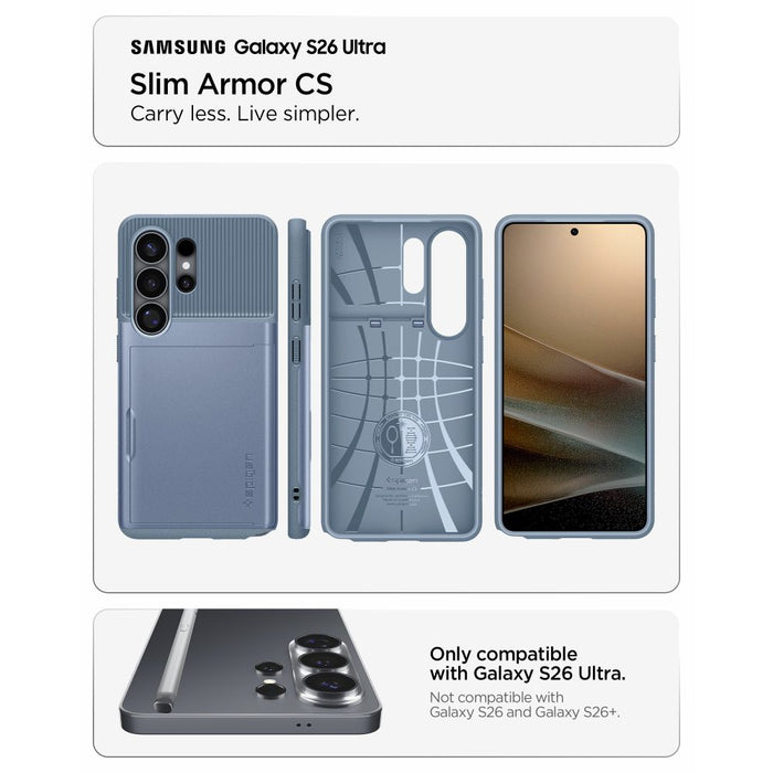 Калъф Spigen Slim Armor CS за Samsung Galaxy S26 Ultra - син