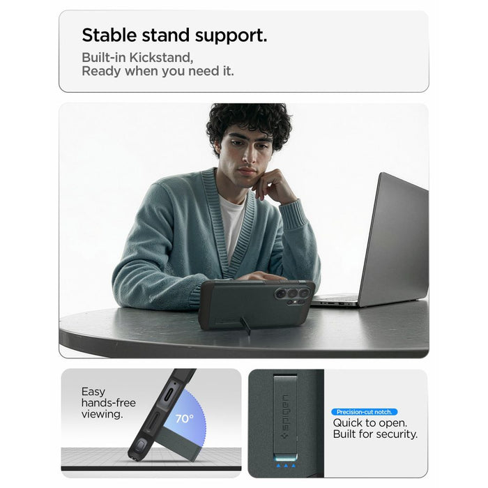 Калъф Spigen Tough Armor Mag MagSafe за Samsung Galaxy S26 Ultra - зелен