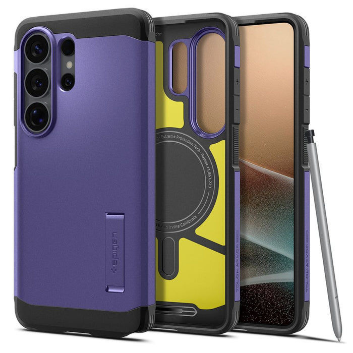 Калъф Spigen Tough Armor Mag MagSafe за Samsung Galaxy S26 Ultra - лилав