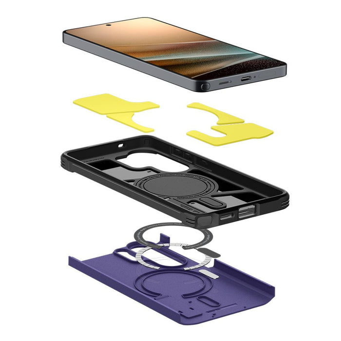 Калъф Spigen Tough Armor Mag MagSafe за Samsung Galaxy S26 Ultra - лилав