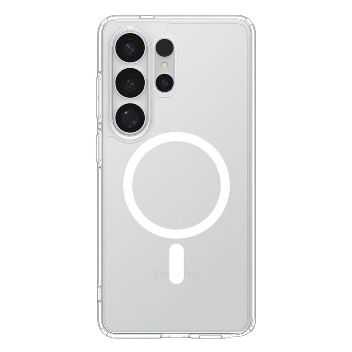 Калъф Spigen Ultra Hybrid Mag MagSafe за Samsung Galaxy S26 Ultra - прозрачен и бял