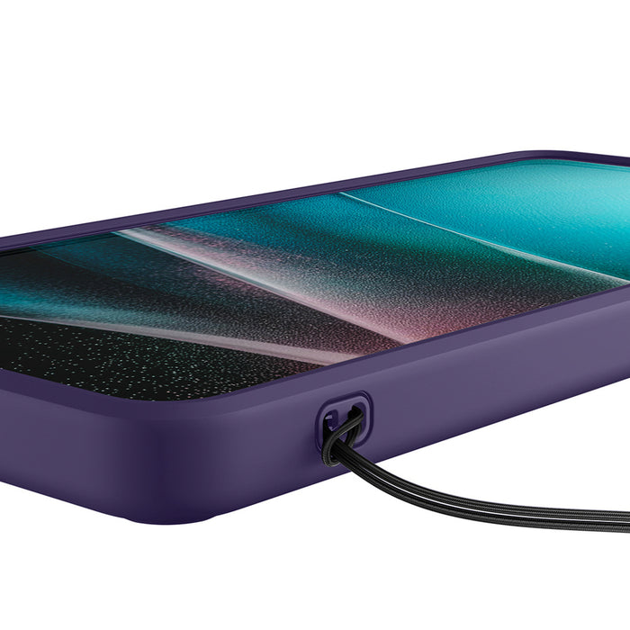 Калъф Spigen Ultra Hybrid Mag MagSafe за Samsung Galaxy S26 Ultra - прозрачен, тъмносин