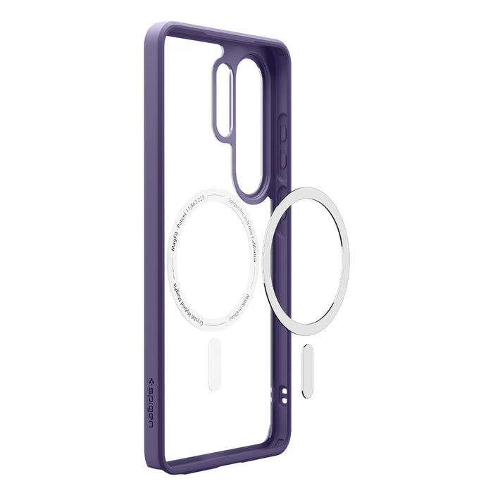 Калъф Spigen Ultra Hybrid Mag MagSafe за Samsung Galaxy S26 Ultra - прозрачен, тъмносин
