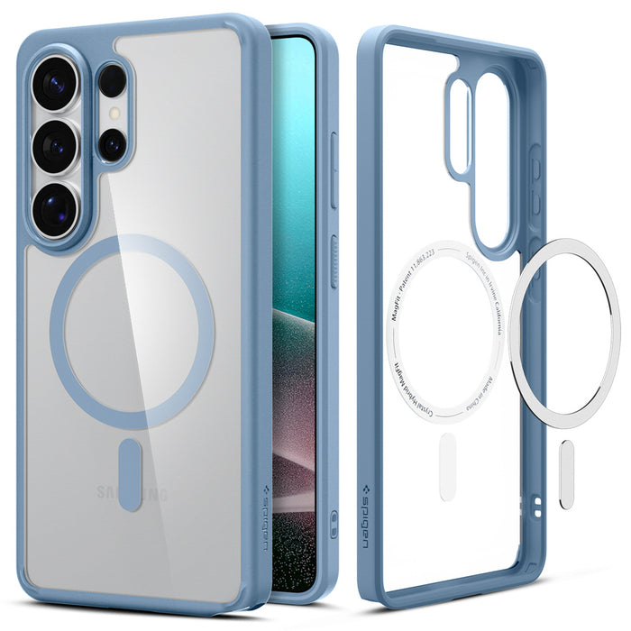 Калъф Spigen Ultra Hybrid Mag MagSafe за Samsung Galaxy S26 Ultra - прозрачен син