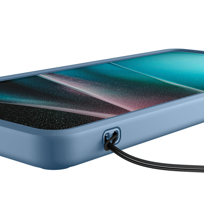 Калъф Spigen Ultra Hybrid Mag MagSafe за Samsung Galaxy S26 Ultra - прозрачен син