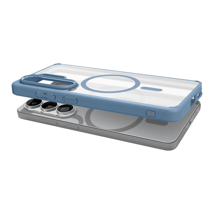 Калъф Spigen Ultra Hybrid Mag MagSafe за Samsung Galaxy S26 Ultra - прозрачен син