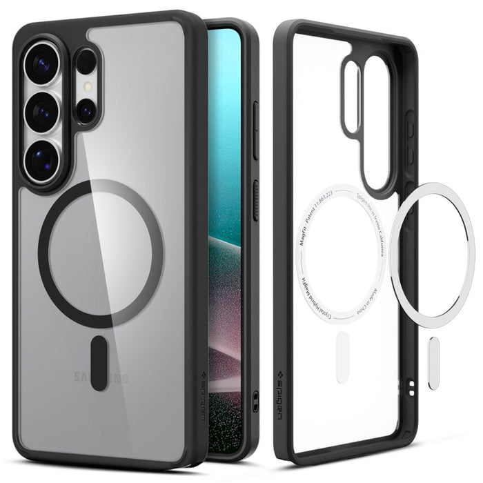 Калъф Spigen Ultra Hybrid Mag MagSafe за Samsung Galaxy S26 Ultra - прозрачен черен