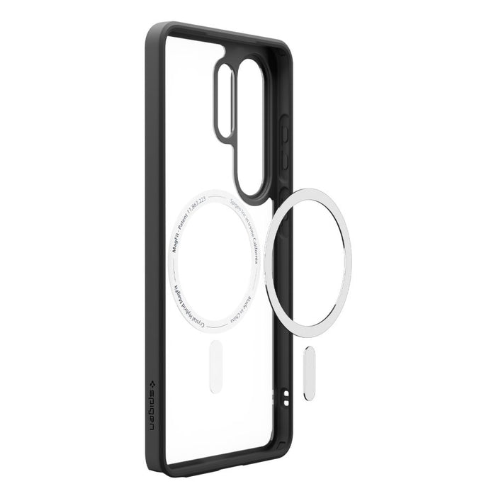 Калъф Spigen Ultra Hybrid Mag MagSafe за Samsung Galaxy S26 Ultra - прозрачен черен
