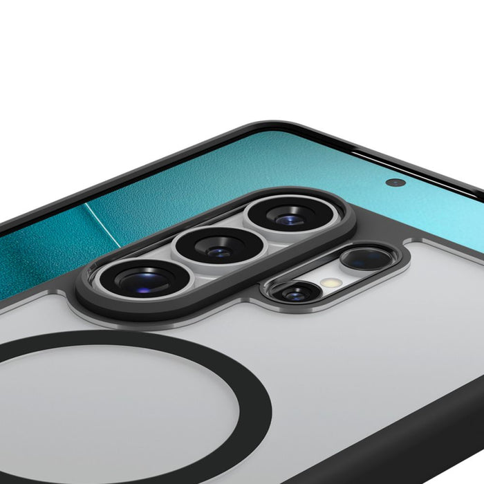 Калъф Spigen Ultra Hybrid Mag MagSafe за Samsung Galaxy S26 Ultra - прозрачен черен