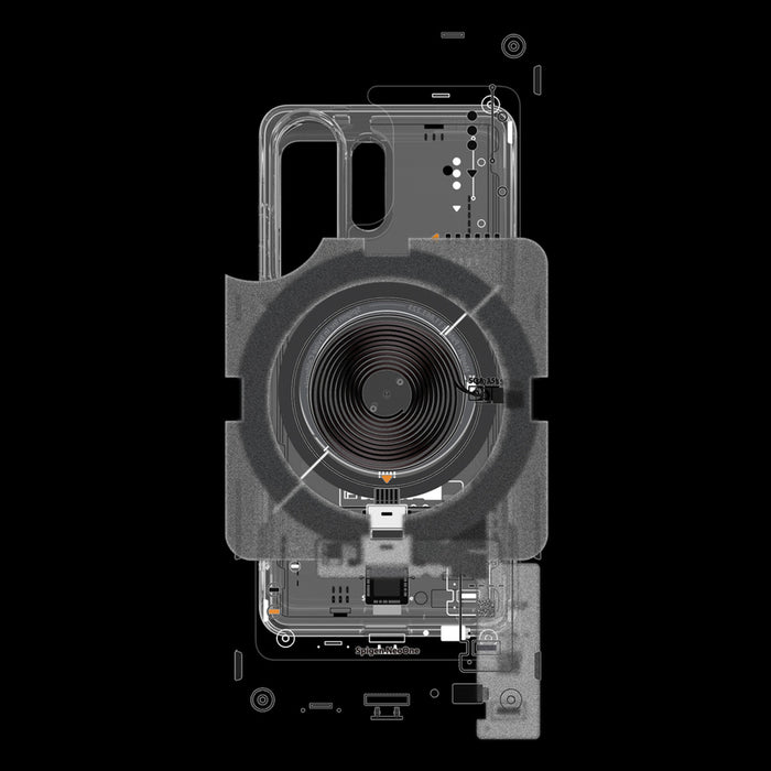 Калъф Spigen Ultra Hybrid Mag MagSafe за Samsung Galaxy S26 Ultra Neo One - прозрачен