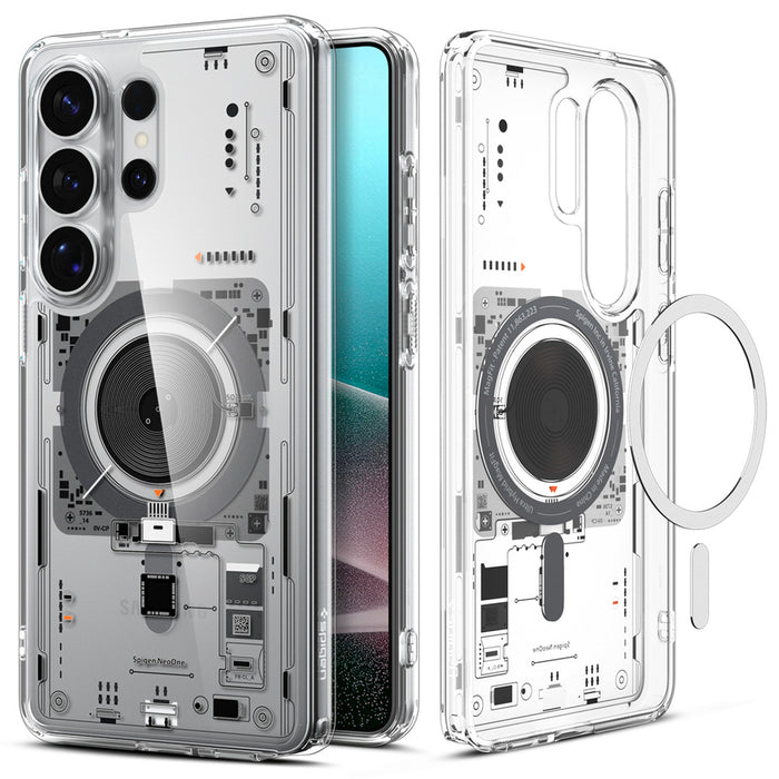 Калъф Spigen Ultra Hybrid Mag MagSafe за Samsung Galaxy S26 Ultra Neo One - прозрачен