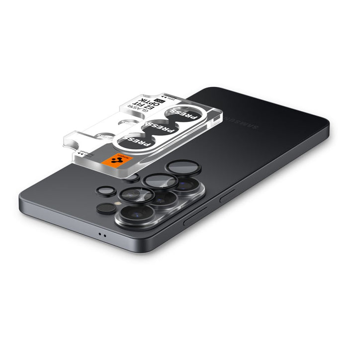Spigen Glas.Tr Ez Fit Optik Pro HD Camera Cover - комплект от 2 броя за Samsung Galaxy S26 Ultra - черен