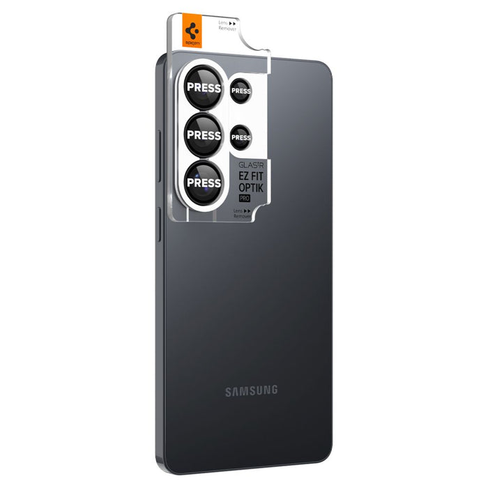 Spigen Glas.Tr Ez Fit Optik Pro HD Camera Cover - комплект от 2 броя за Samsung Galaxy S26 Ultra - черен