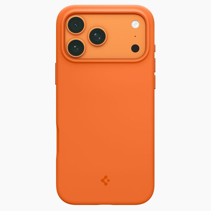 Силиконов калъф Spigen Fit Mag MagSafe за iPhone 17 Pro Max - оранжев
