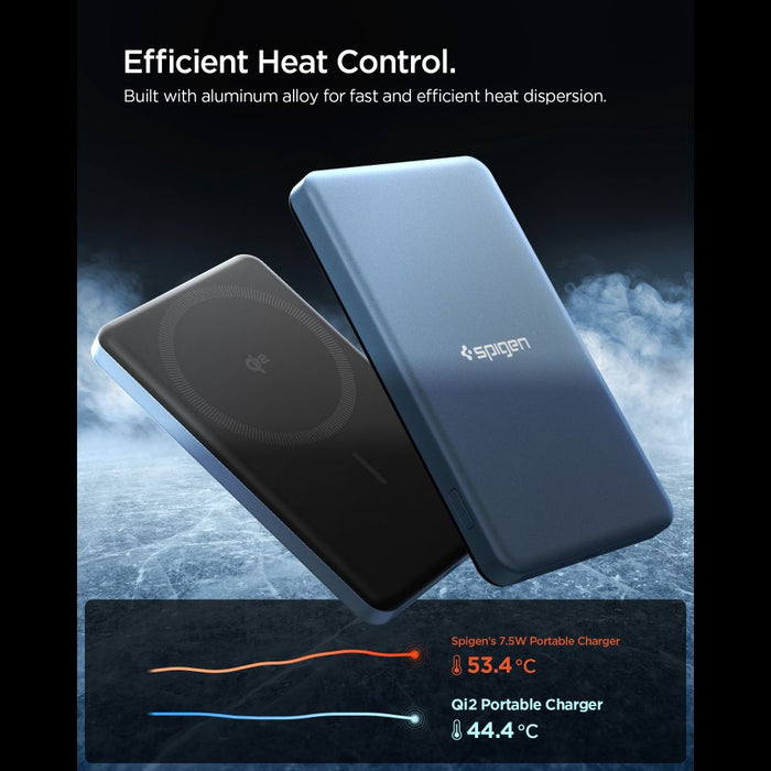 Външна батерия Spigen EA2205MQ Essential MagSafe 5000MAH 22.5W QI2 - тъмносиня