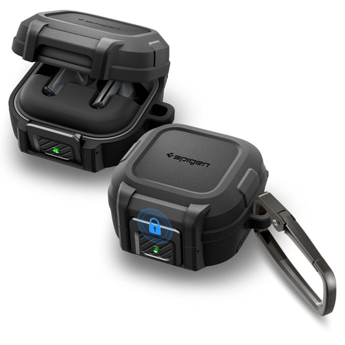 Калъф Spigen Lock Fit за Samsung Galaxy Buds 4 / 4 Pro - матово черен