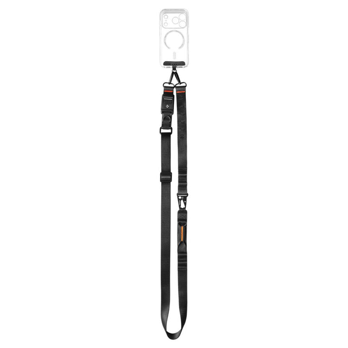 Връзка за телефон Spigen DA30M Stap Crossbody - Черна