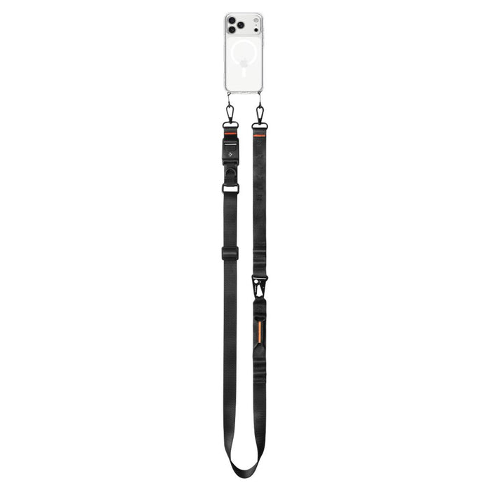 Връзка за телефон Spigen DA30M Stap Crossbody - Черна