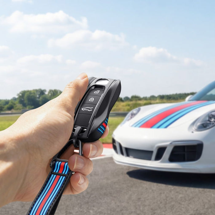 Калъф за ключодържател Spigen Porsche PK100 за кола - черен