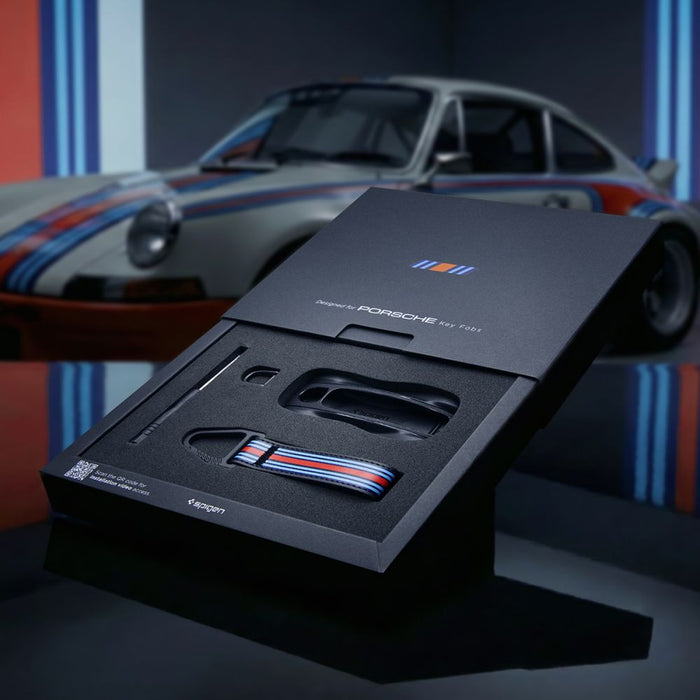 Калъф за ключодържател Spigen Porsche PK100 за кола - черен