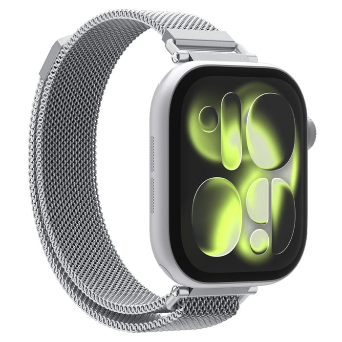 Каишка Spigen WBM4 за Apple Watch (40 / 41 / 42 мм) - сребриста