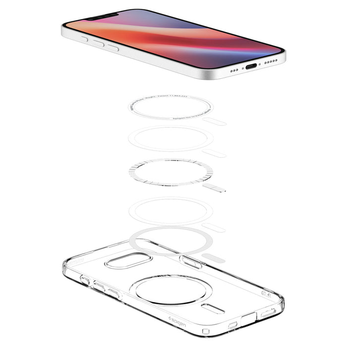 Калъф Spigen Crystal Flex MagSafe за iPhone 17e / 16e - прозрачен
