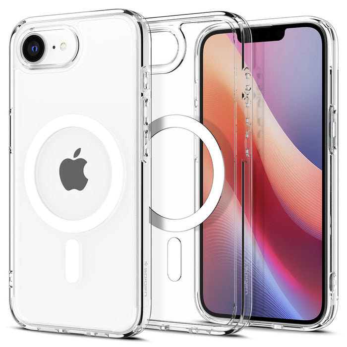 Spigen Crystal Hybrid MagSafe калъф за iPhone 17e / 16e - прозрачен