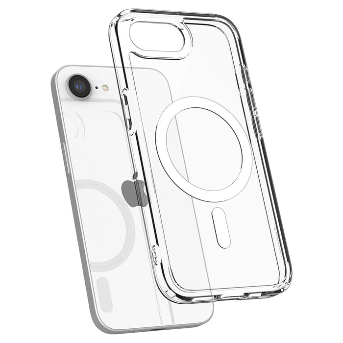 Spigen Crystal Hybrid MagSafe калъф за iPhone 17e / 16e - прозрачен