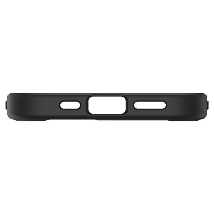 Spigen Crystal Hybrid MagSafe калъф за iPhone 17e / 16e - черен, прозрачен