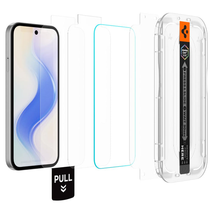 Spigen Glas.tR EZ Fit Pro - 2 броя закалено стъклено протекторно фолио за екран за Google Pixel 10A