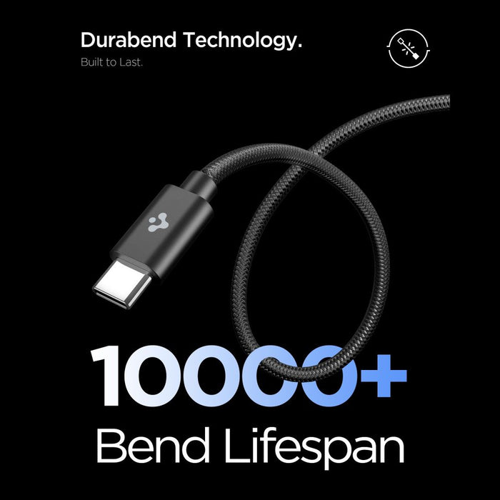 Зарядно за стена Spigen EE451EU Essential USB-C 45W - черно