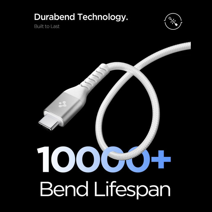 Кабел Spigen EB10010CCA Essential USB-C / USB-C 100W 100CM - бял