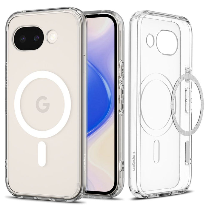Spigen Ultra Hybrid Mag MagSafe калъф за Google Pixel 10A - прозрачен и бял