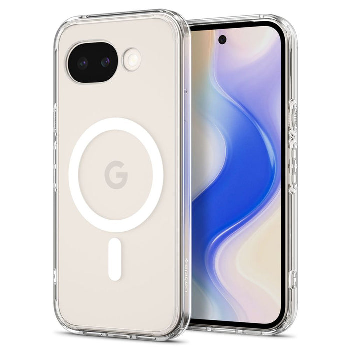 Spigen Ultra Hybrid Mag MagSafe калъф за Google Pixel 10A - прозрачен и бял