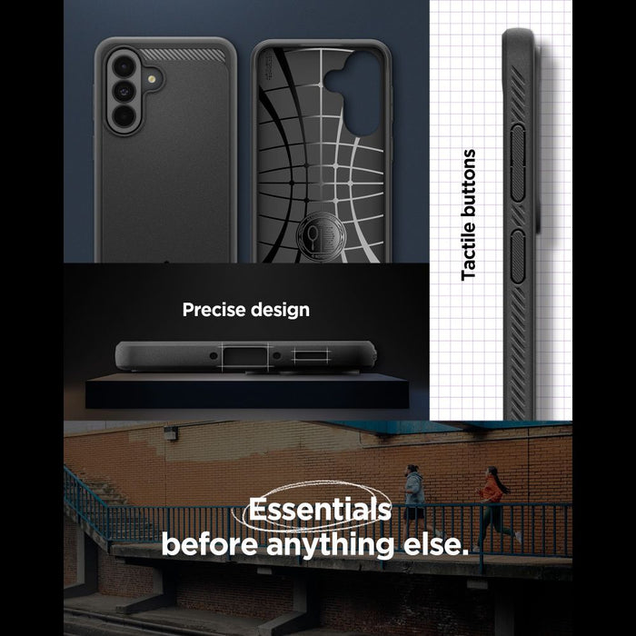 Калъф Spigen Rugged Armor за Samsung Galaxy A37 5G - черен