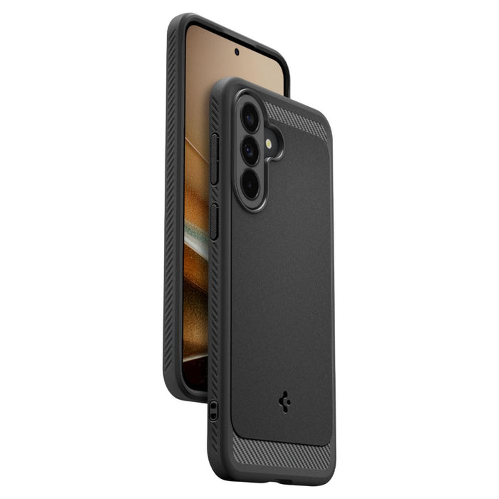 Калъф Spigen Rugged Armor за Samsung Galaxy A37 5G - черен