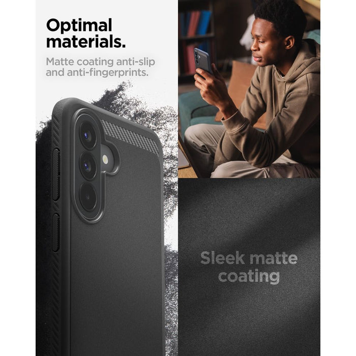 Калъф Spigen Rugged Armor за Samsung Galaxy A57 5G - черен