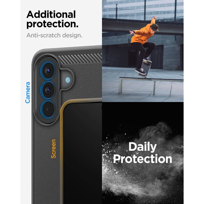 Калъф Spigen Rugged Armor за Samsung Galaxy A57 5G - черен