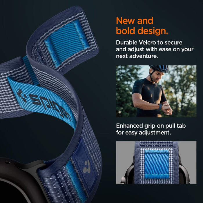Каишка Spigen Athlex Air 2 за Apple Watch (44 / 45 / 46 / 49 мм) - тъмносин
