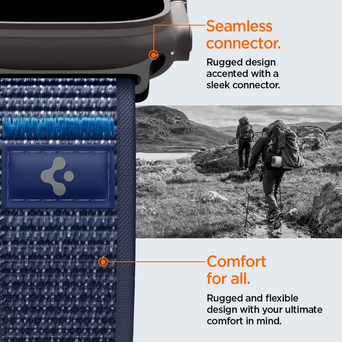 Каишка Spigen Athlex Air 2 за Apple Watch (44 / 45 / 46 / 49 мм) - тъмносин
